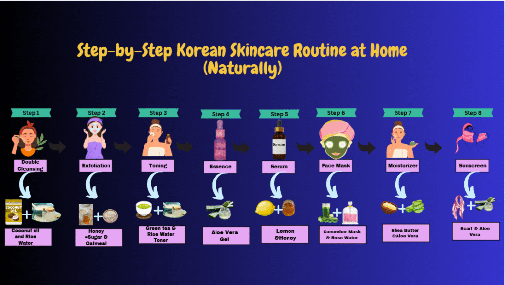 How to Get a Korean Skin Care Routine Naturally At Home