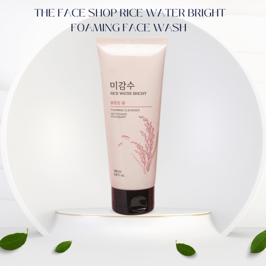 The Face Shop Rice Water Bright Foaming Face Wash Review